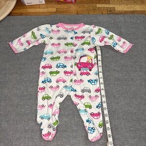 Adorable Kids Footies with Cars and Elephants Bundle set